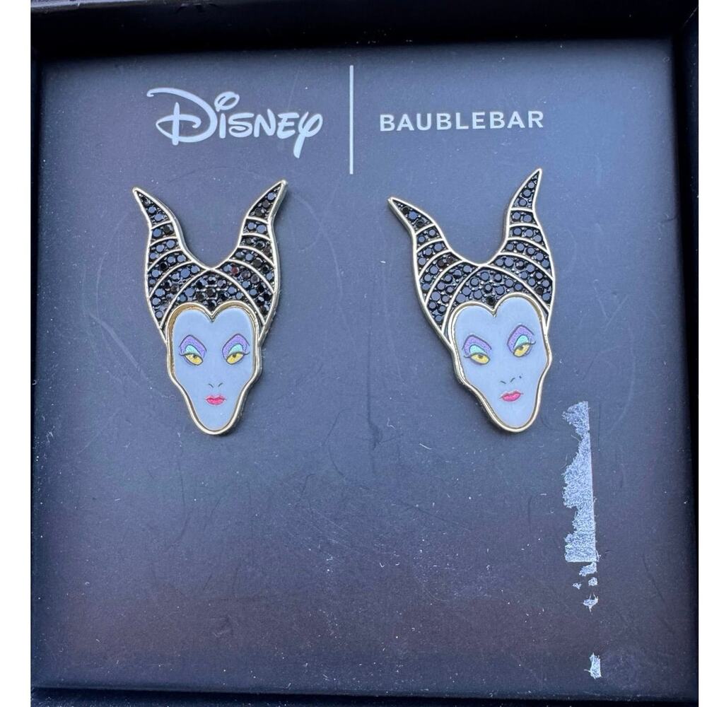 Disney BaubleBar Jewelry Sleeping Beautys Maleficent Earring Set NIB